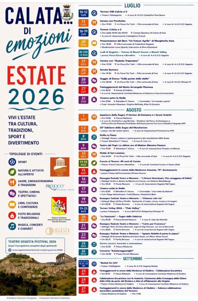 Calata di Emozioni - Estate 2026